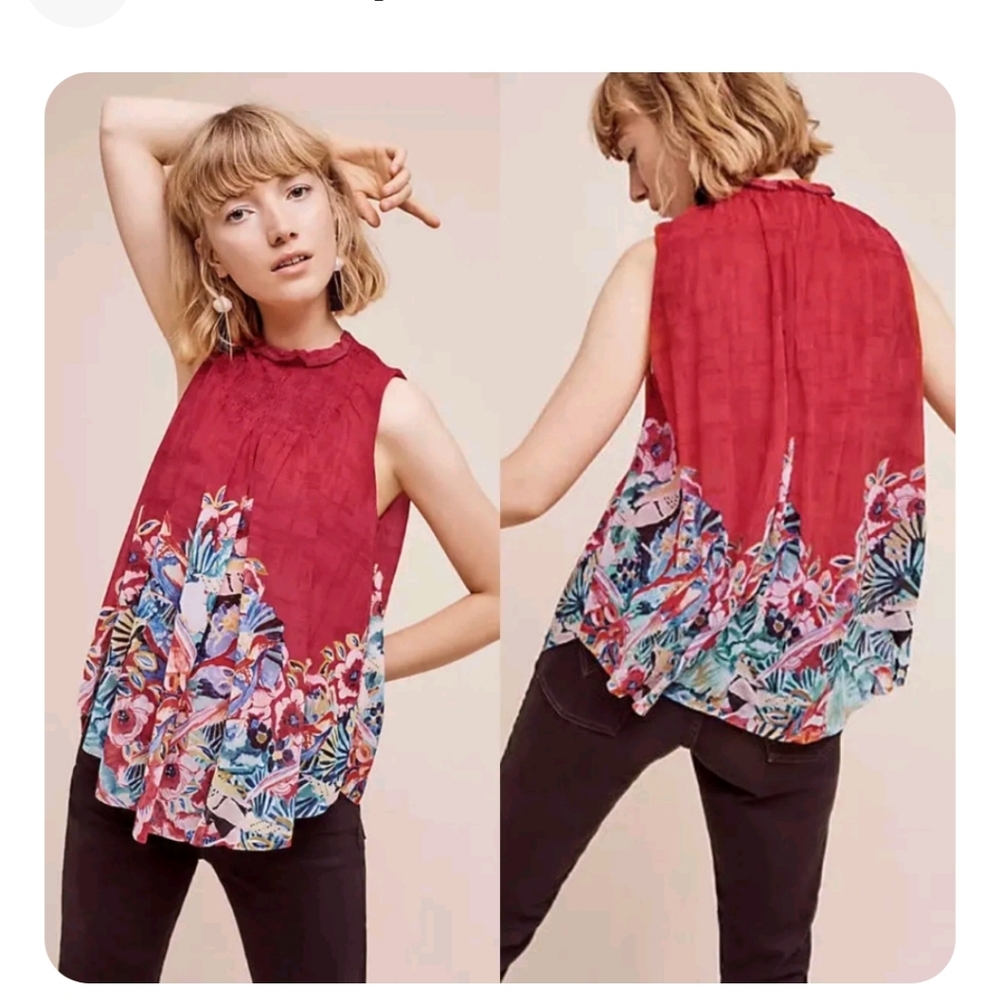 Anthropologie Dominica Swing Top, by Deletta